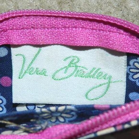 Vera Bradley Coin Holder Purse Purple Paisley - Picture 5 of 8